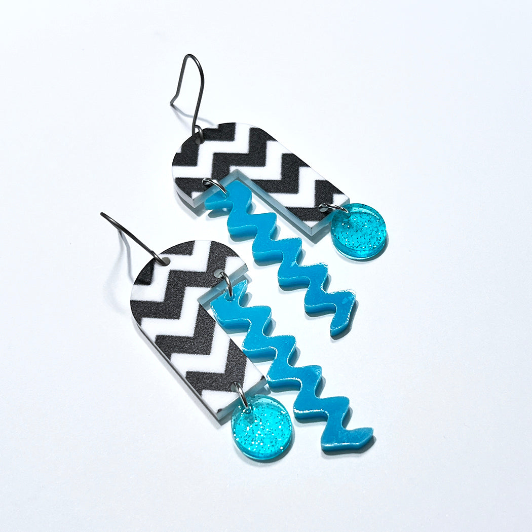 Arch Mobile Earrings Feeling Blue