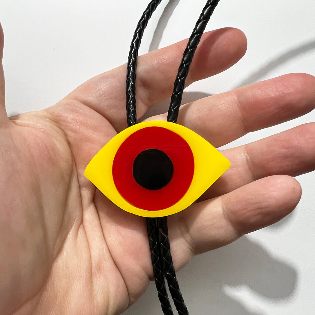 Surrealist Eye Bolo Tie