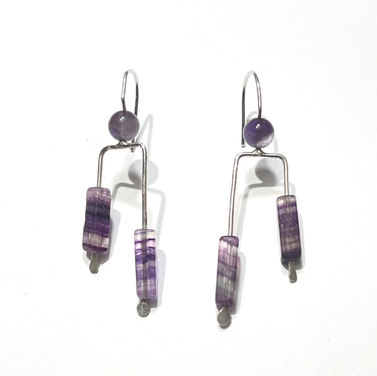 Fluorite Mobile Earrings